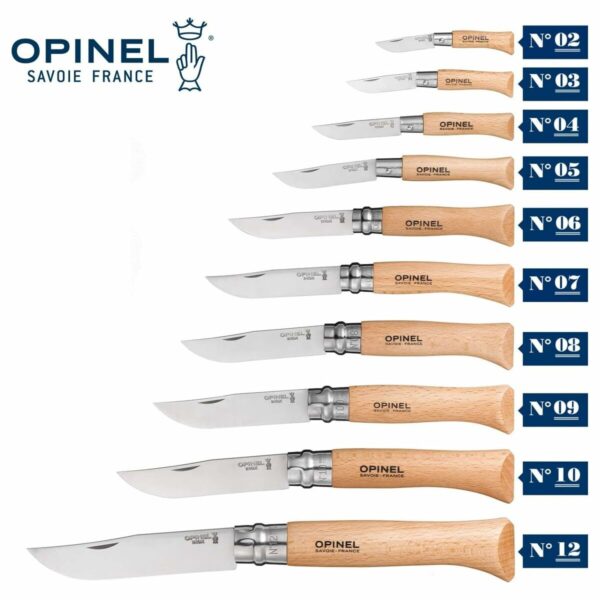 Pocketknife Opinel Nº6 7 cm Stainless steel beech wood - Image 3