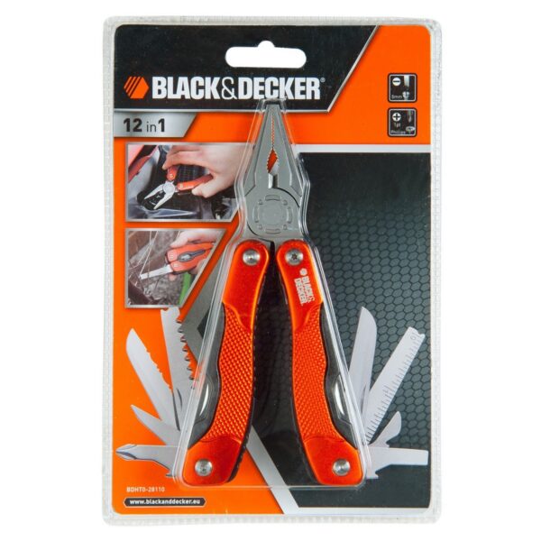12 in 1 Multi-tool Black & Decker bdht0-28110 Orange - Image 2