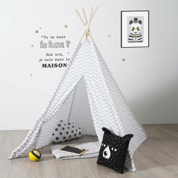 Tent Atmosphera Chevron Case Tipi (120 x 120 x 160 cm) - Image 2