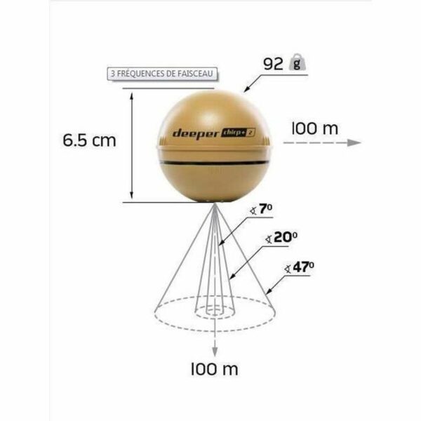 Fish finder Deeper CHIRP + V2 - Image 3
