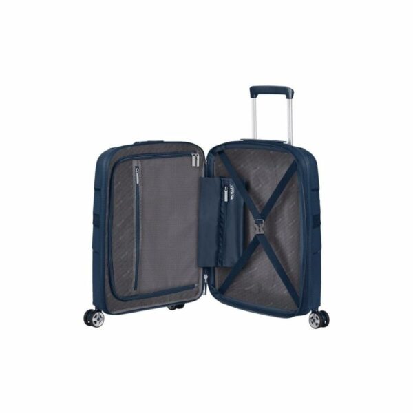 Cabin suitcase American Tourister Starvibe Spinner Blue 41 L 55 x 40 x 20 cm - Image 4