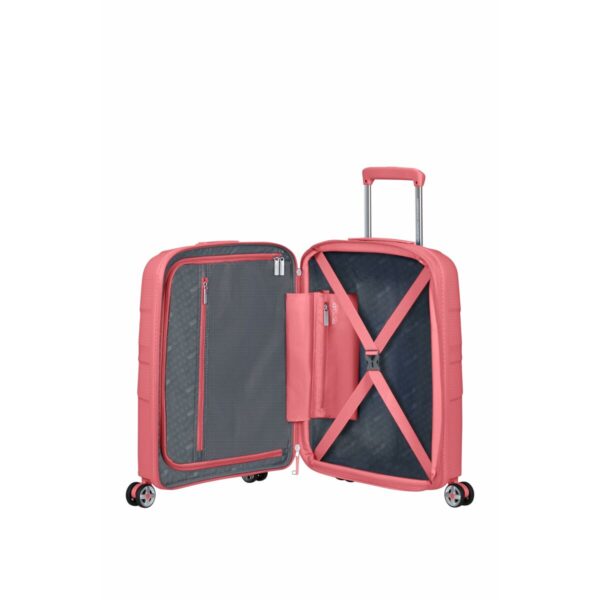 Cabin suitcase American Tourister Starvibe Spinner Pink 41 L 55 x 40 x 20 cm - Image 5