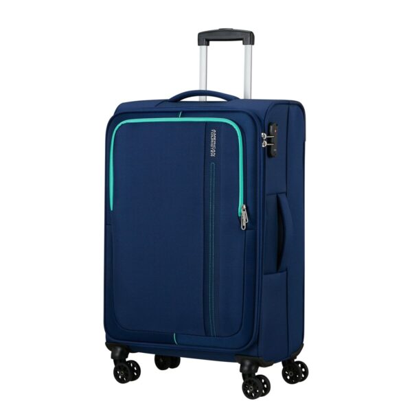 Cabin suitcase American Tourister 146675-6636 Blue 61 L 68 x 43 x 25 cm - Image 3