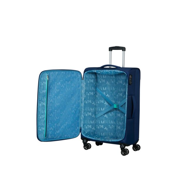 Cabin suitcase American Tourister 146675-6636 Blue 61 L 68 x 43 x 25 cm - Image 4