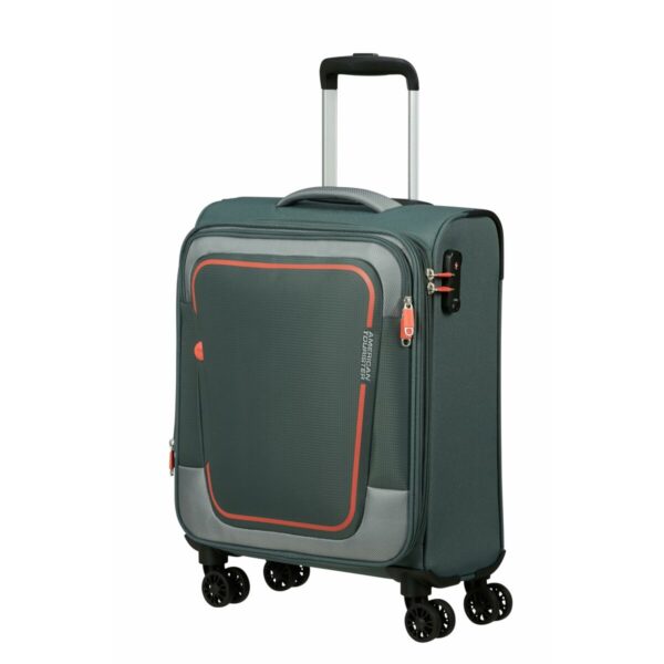 Cabin suitcase American Tourister Pulsonic Spinner Green 43,5 L 55 x 40 x 23 cm - Image 2