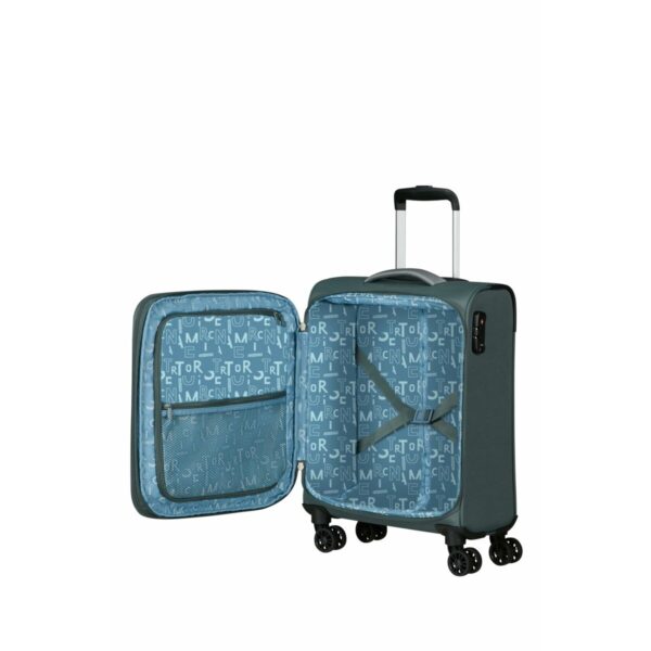 Cabin suitcase American Tourister Pulsonic Spinner Green 43,5 L 55 x 40 x 23 cm - Image 5