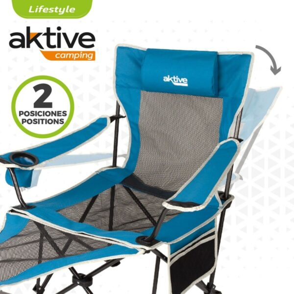 Hammock Chair Aktive Blue 152 x 75 x 54 cm - Image 3