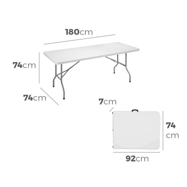 Folding Table EDM White - Image 4