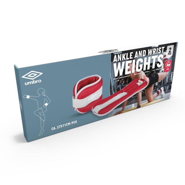 Ankle Weights Umbro 1 kg Red 2 Units - Image 3