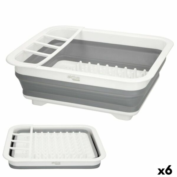 Folding Draining Rack for Kitchen Aktive 6 Units - Image 2