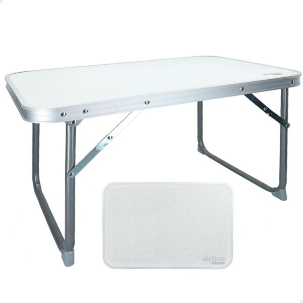 Folding Table Aktive White 60 x 40 x 40 cm (4 Units) - Image 2