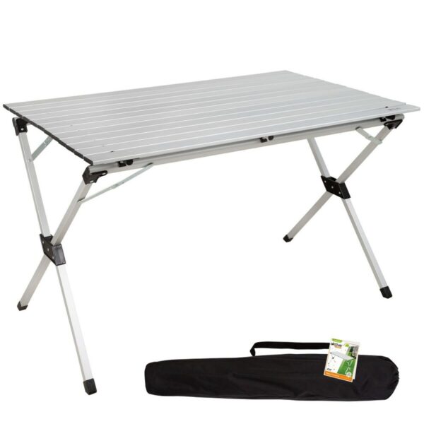 Folding Table Aktive Silver Aluminium 110 x 70 x 70 cm (4 Units) - Image 2