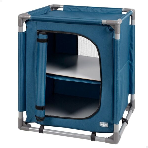 Camping wardrobe Aktive Blue Foldable 56 x 66 x 46 cm 2 Units - Image 2