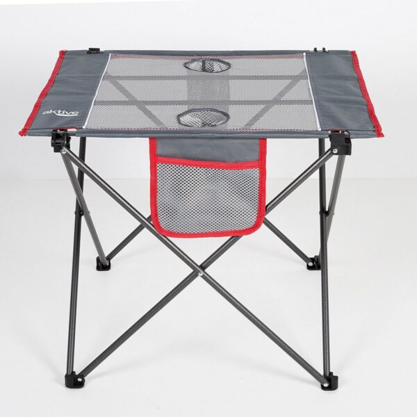 Folding Table Aktive Camping Grey 62 x 50 x 50 cm (2 Units) - Image 3