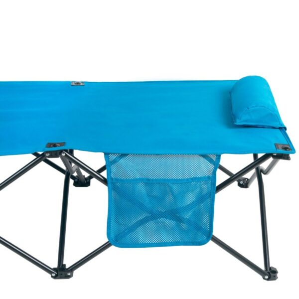 Folding bed Aktive Blue Camping 178 x 62 x 38 cm 178 x 38 x 62 cm (2 Units) - Image 2