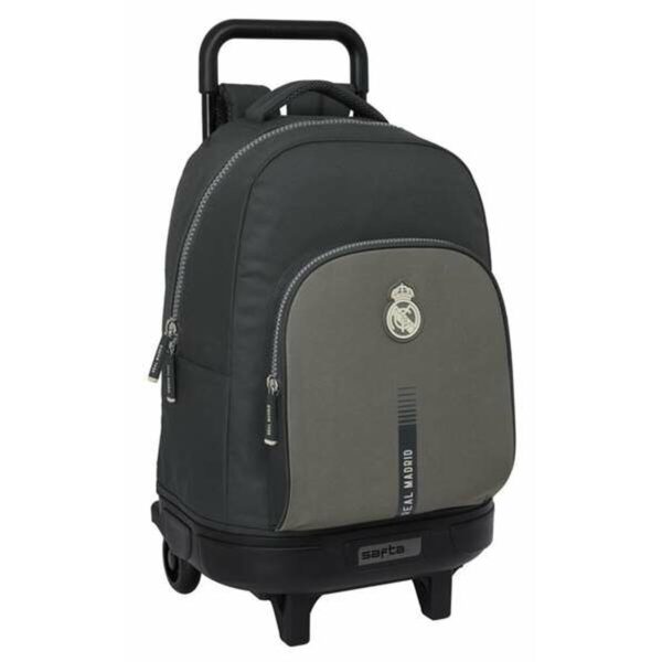 School Bag Real Madrid C.F. Grey 33 x 45 x 22 cm
