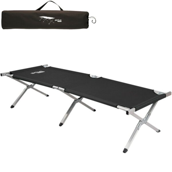 Bed Aktive Black Foldable 190 x 42 x 64 cm (2 Units) - Image 2